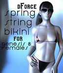 dForce Spring String Bikini G8F