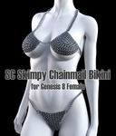 SC Skimpy Chainmail Bikini G8F