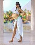 dForce Queen of the Nile Outfit and Hair G8F